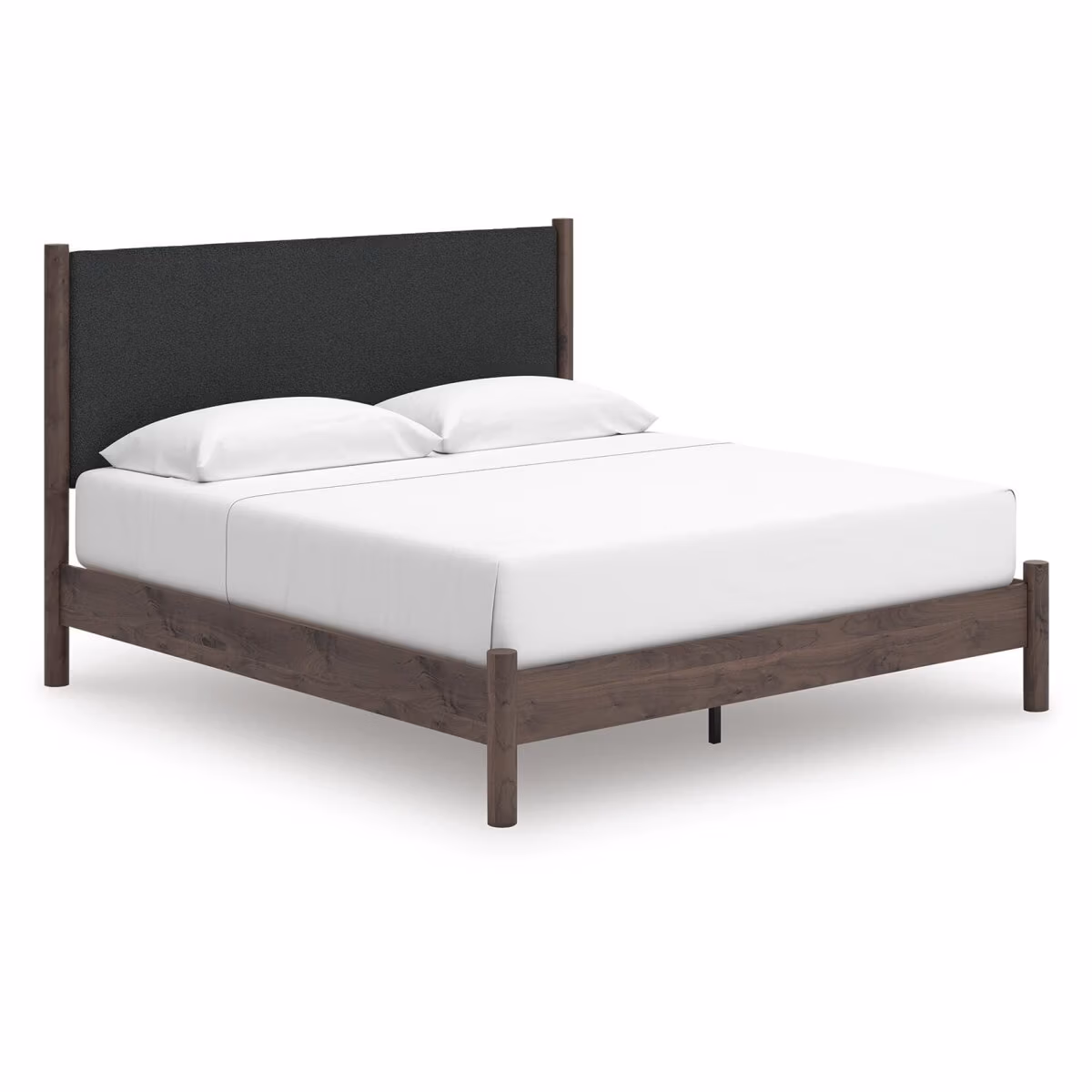 Pamytta King Upholstered Panel Platform Bed - Image 2