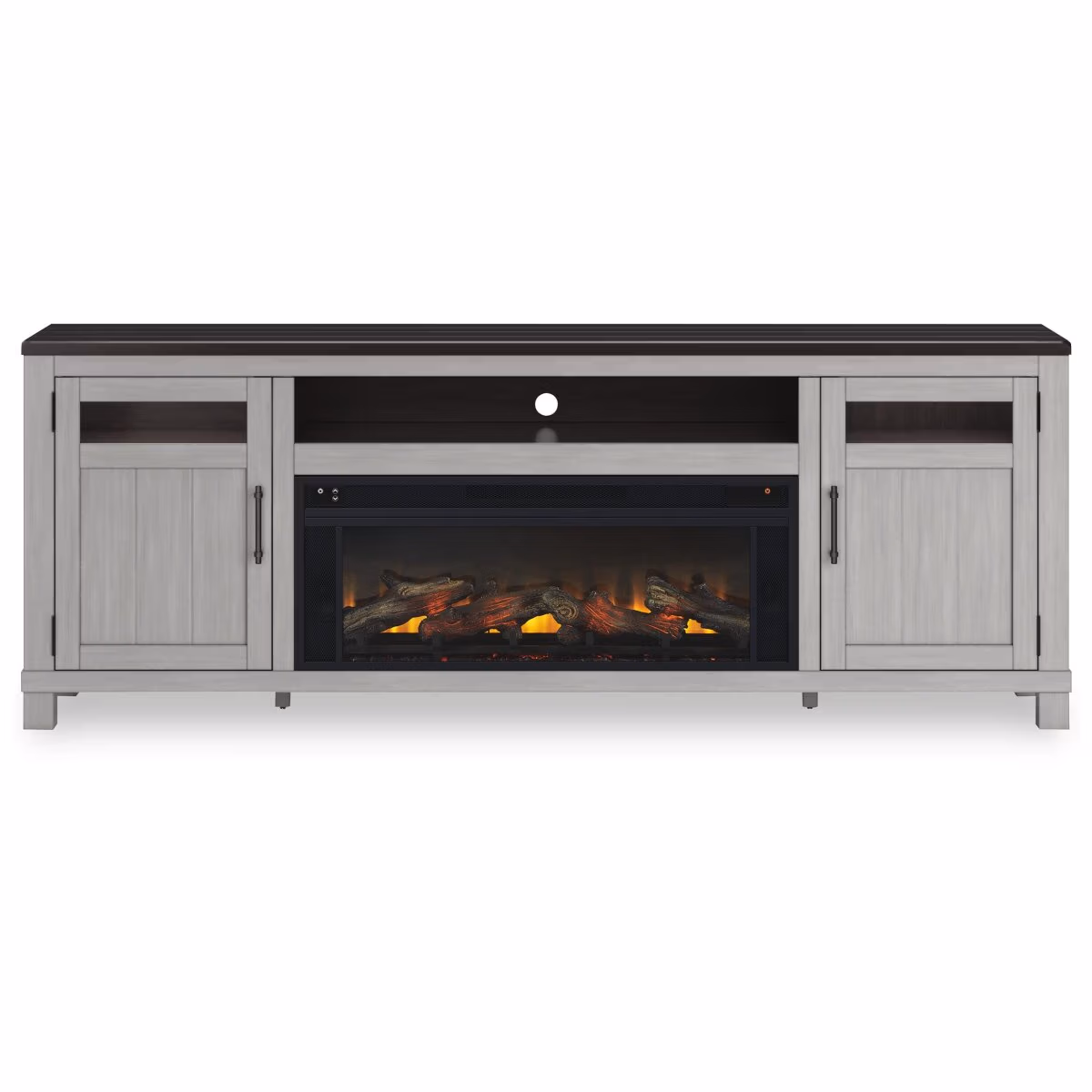Darborn 88" TV Stand with Electric Fireplace - Image 4