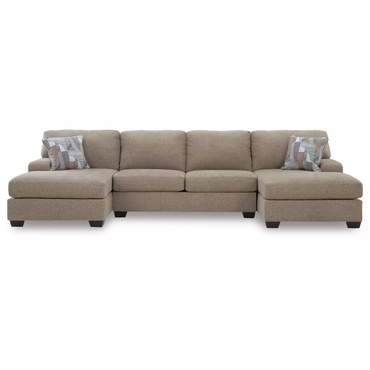 Newellen 3-Piece Sectional with Double Chaise - Image 2