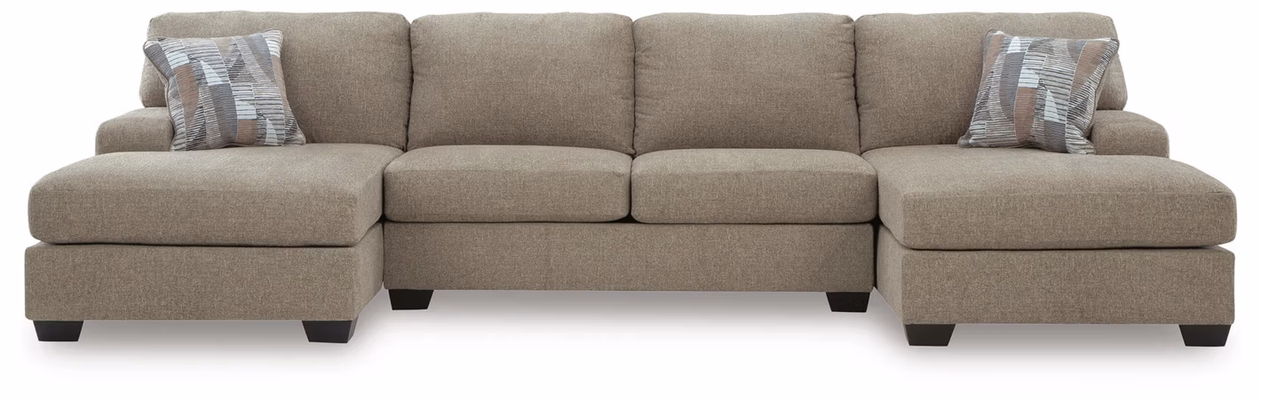 Newellen 3-Piece Sectional with Double Chaise