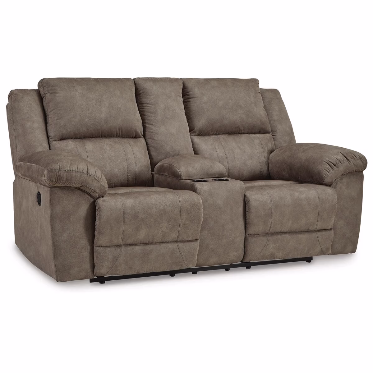 Laresview Reclining Loveseat with Console - Image 2