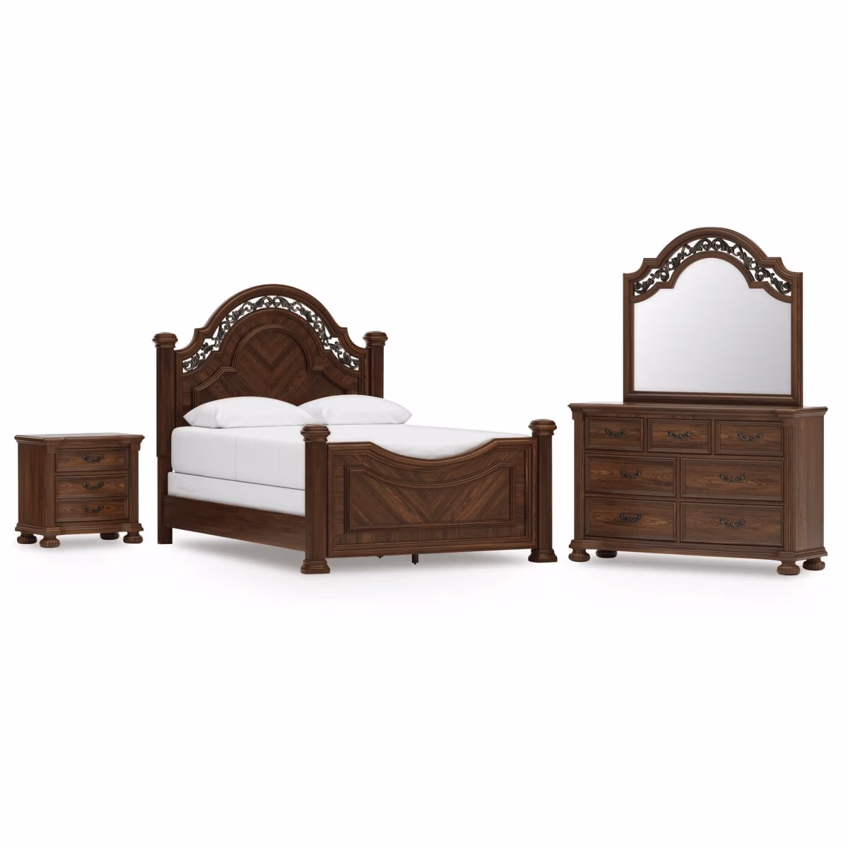 Lavinton Queen Poster Bed, Dresser, Mirror and Nightstand - Image 2