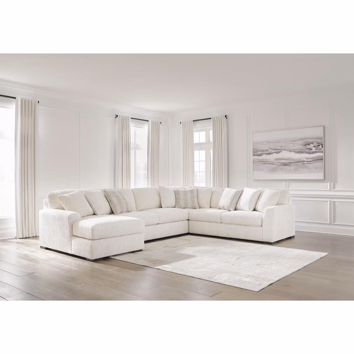 Chessington 4-Piece Sectional with Chaise - Image 3