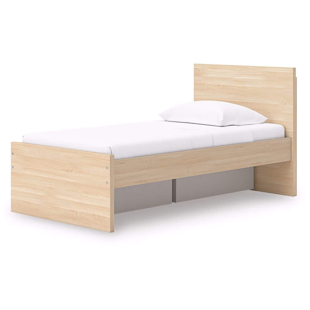 Onita Twin Panel Platform Bed with 1 Side Storage - Image 7
