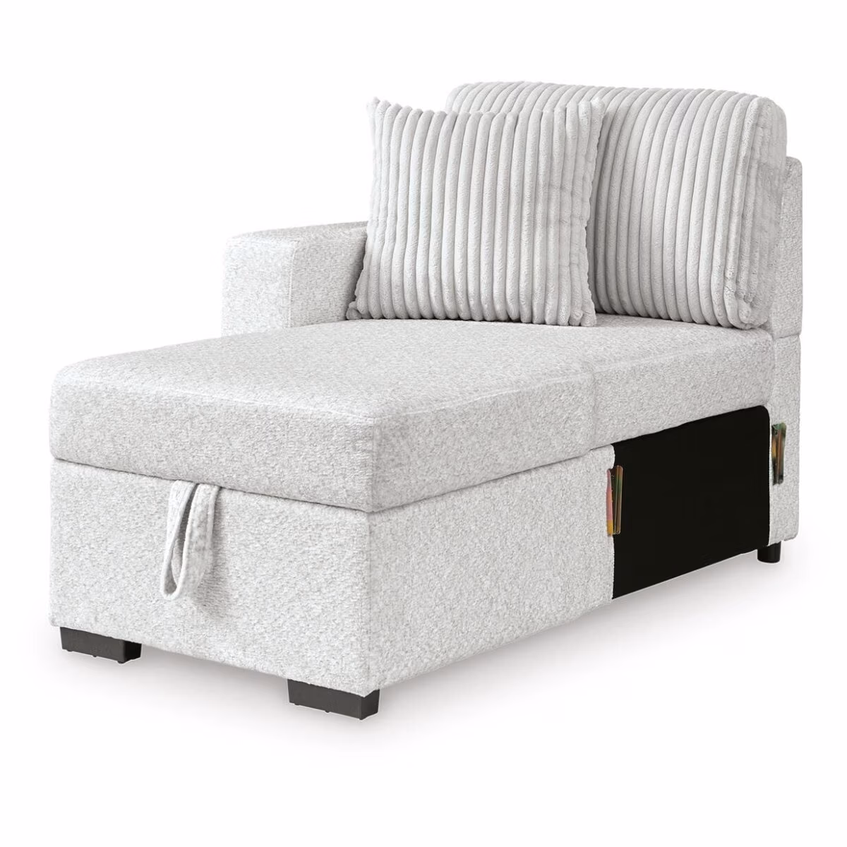 Wohlen Left-Arm Facing Corner Chaise with Storage - Image 4