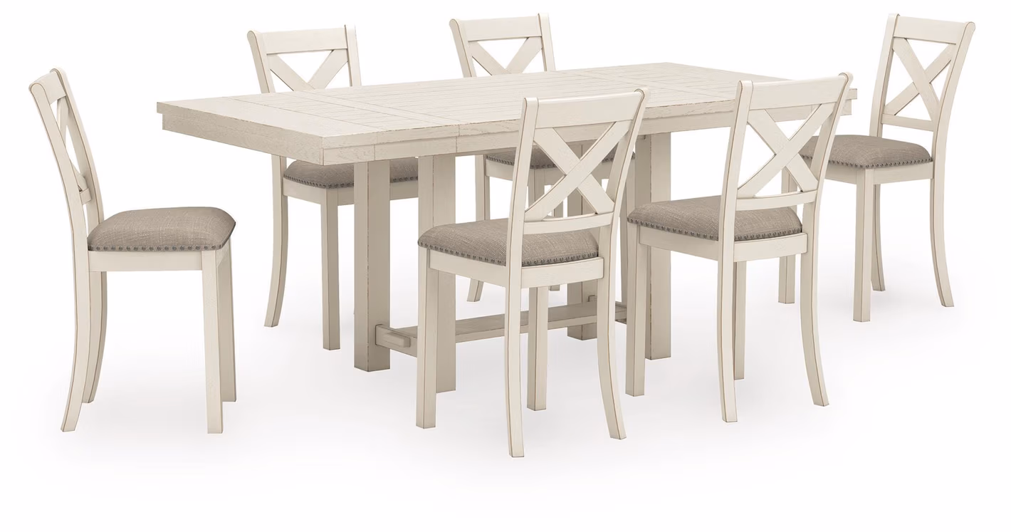 Robbinsdale Counter Height Dining Table and 6 Barstools