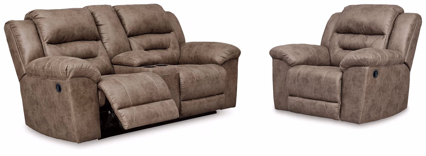 Stoneland Reclining Loveseat and Recliner