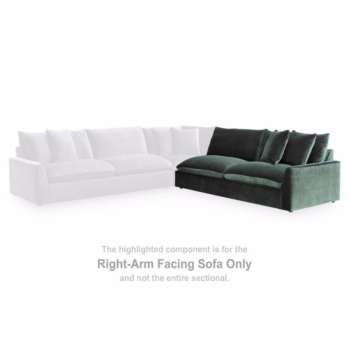 Carriage View Right-Arm Facing Sofa - Image 3