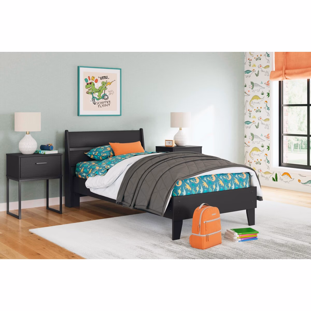 Socalle Twin Panel Platform Bed - Image 3