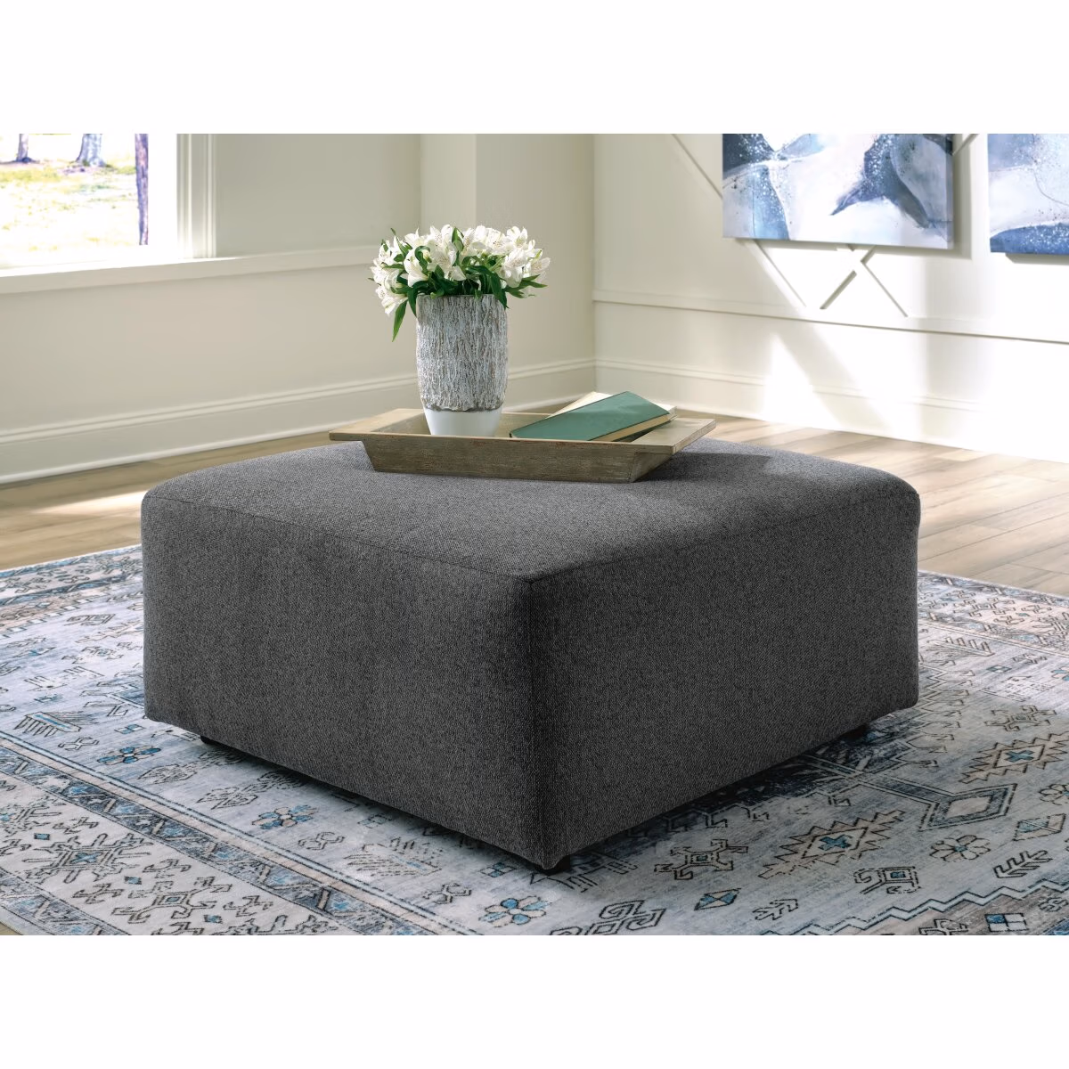 Edenfield Oversized Accent Ottoman - Image 3