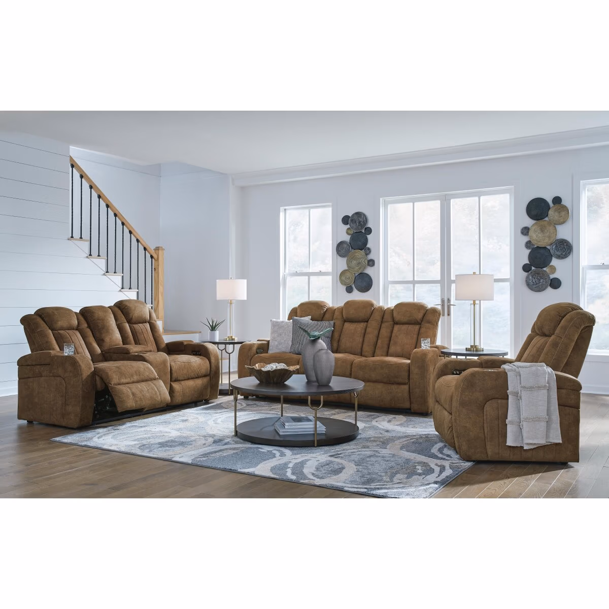Wolfridge Power Reclining Sofa, Loveseat and Recliner - Image 31
