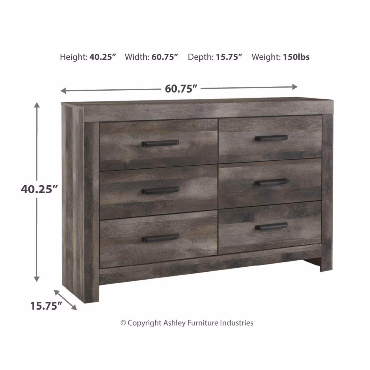 Wynnlow Twin Panel Bed, Dresser and Nightstand - Image 9