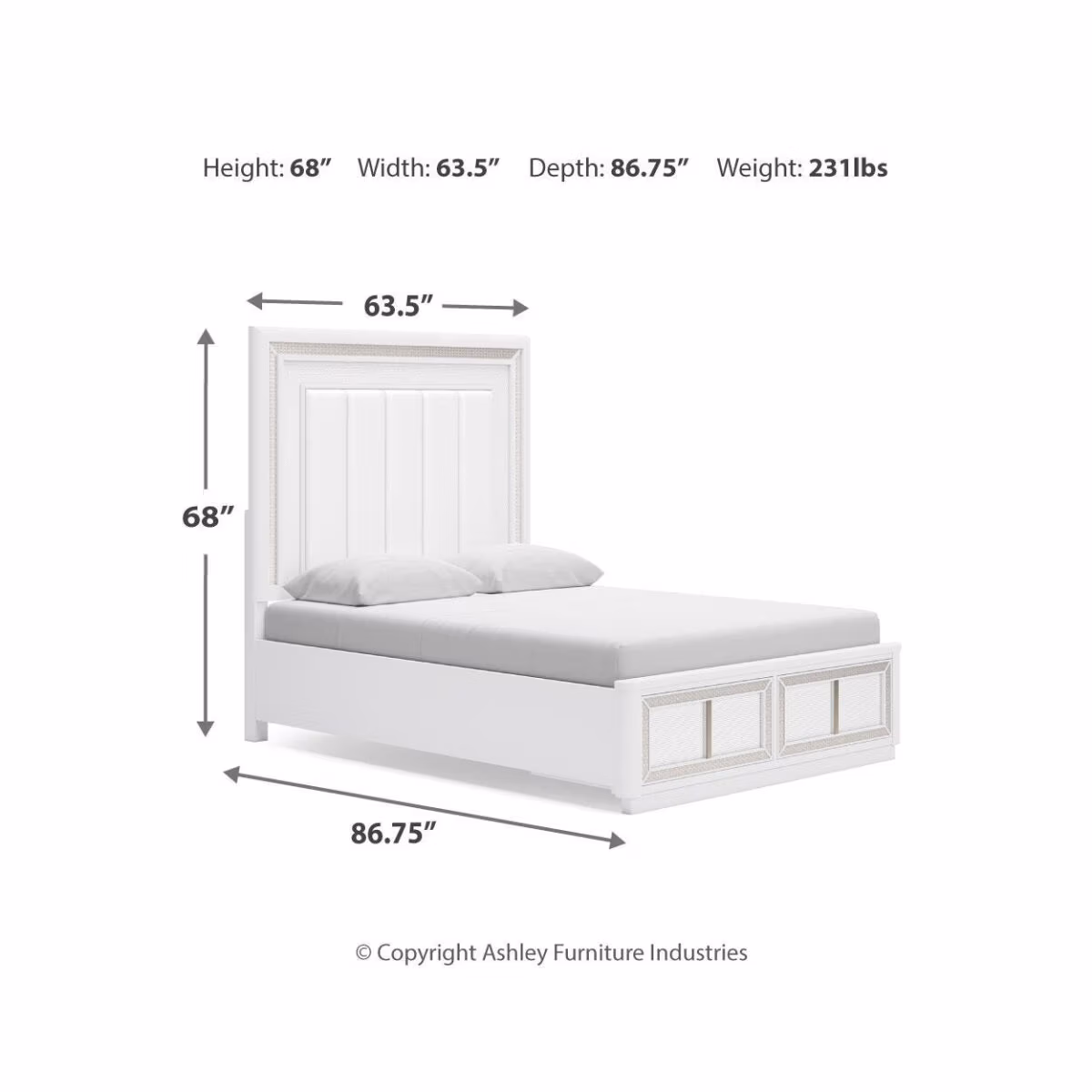 Chalanna Queen Upholstered Storage Bed - Image 8