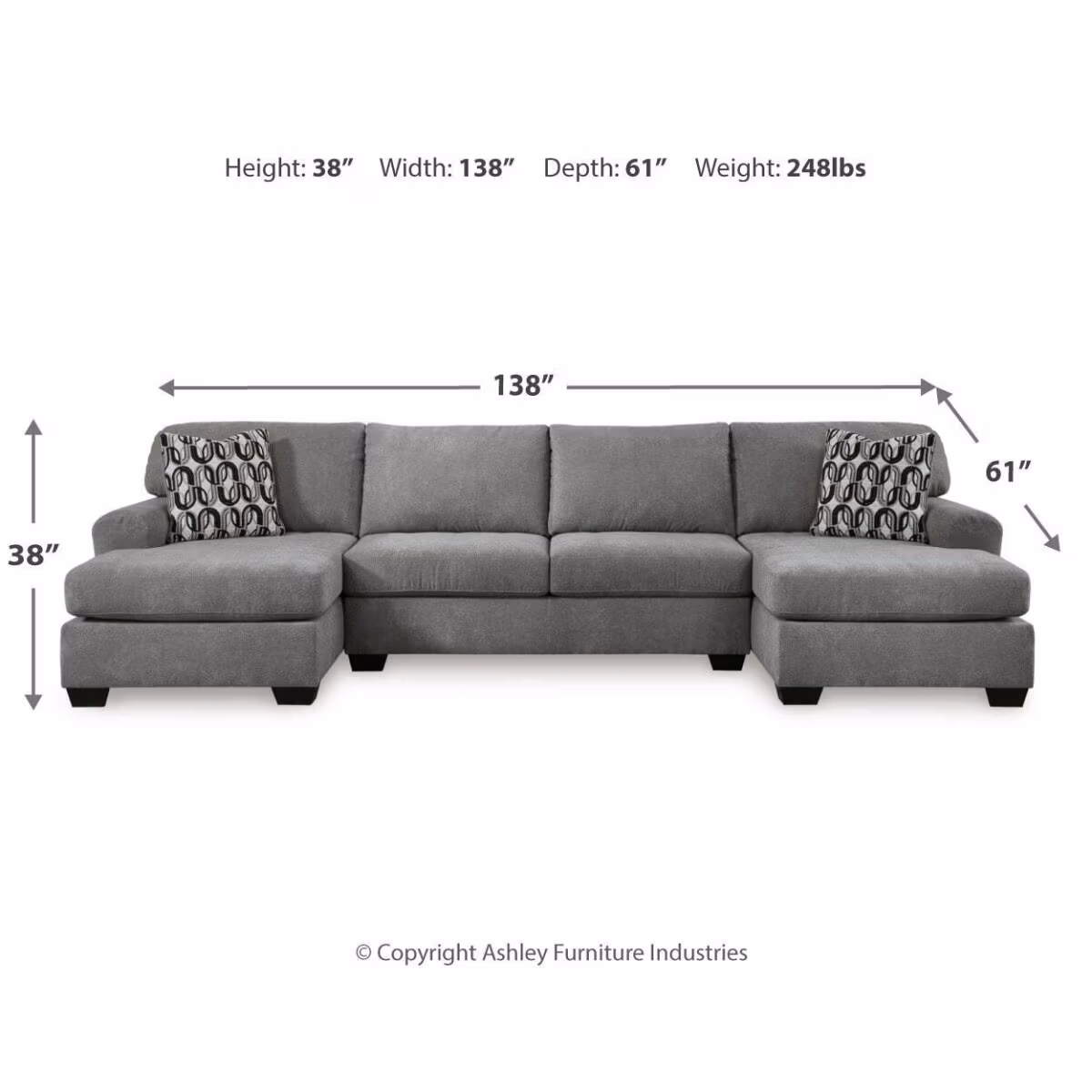 Birkdale Court 3-Piece Sectional - Image 7