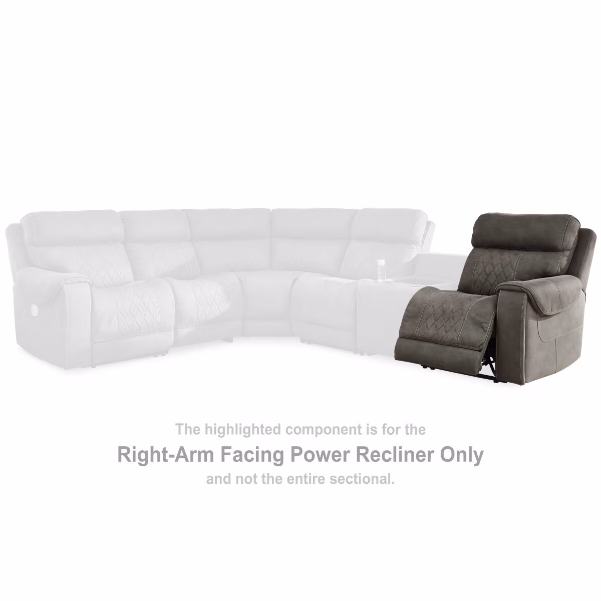 Hoopster Right-Arm Facing Power Recliner - Image 5