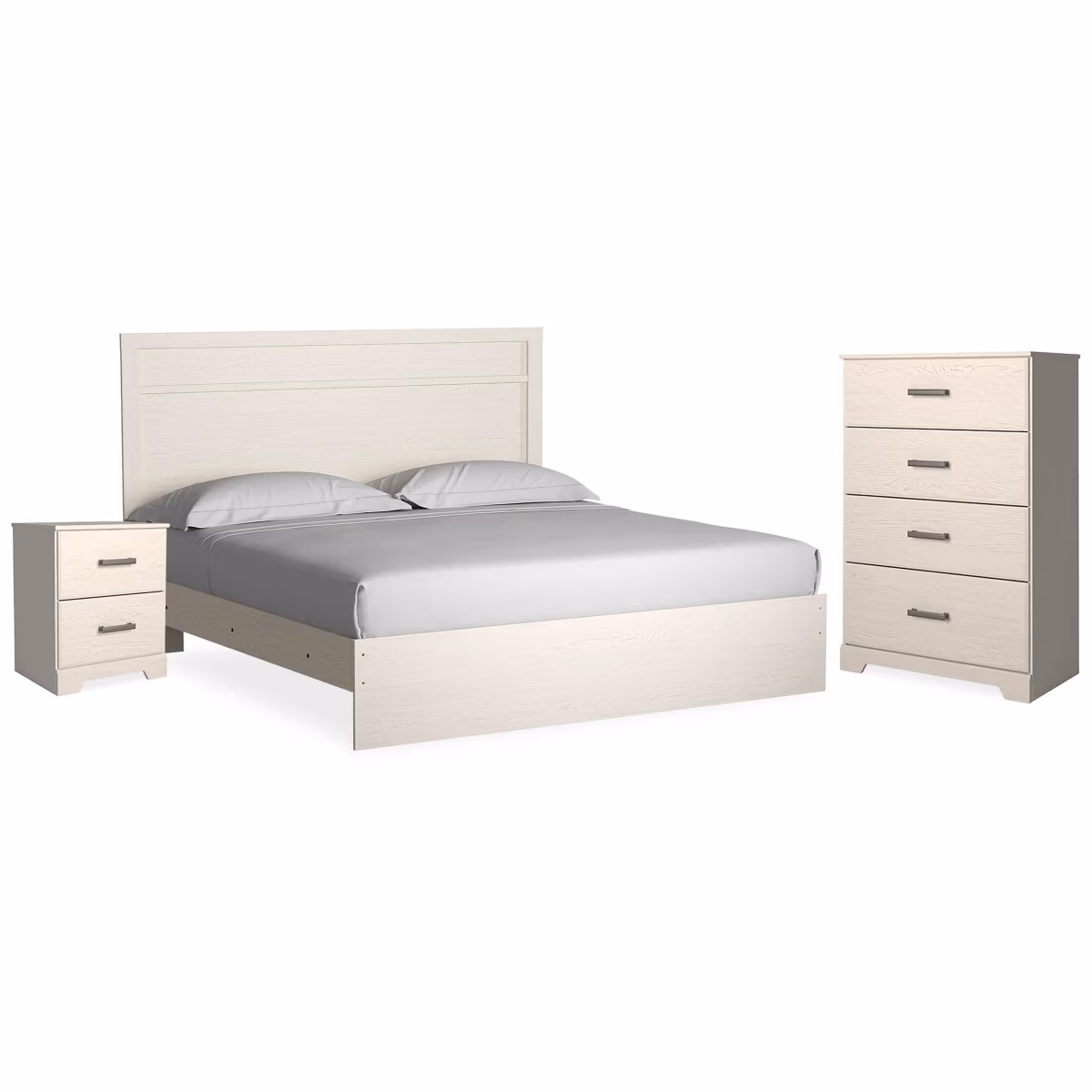 Stelsie King Panel Bed, Chest and Nightstand - Image 2
