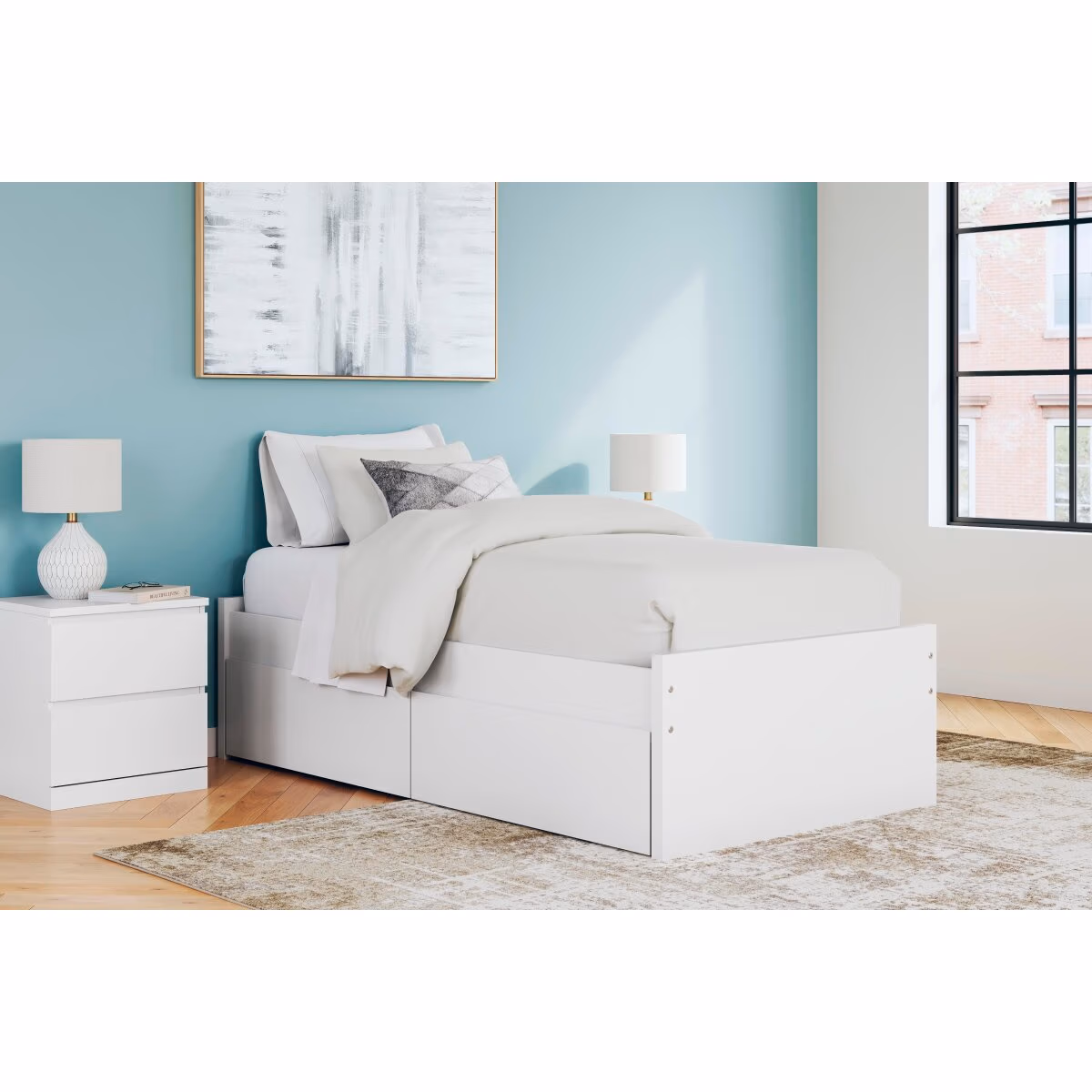 Onita Twin Platform Bed with 1 Side Storage - Image 3