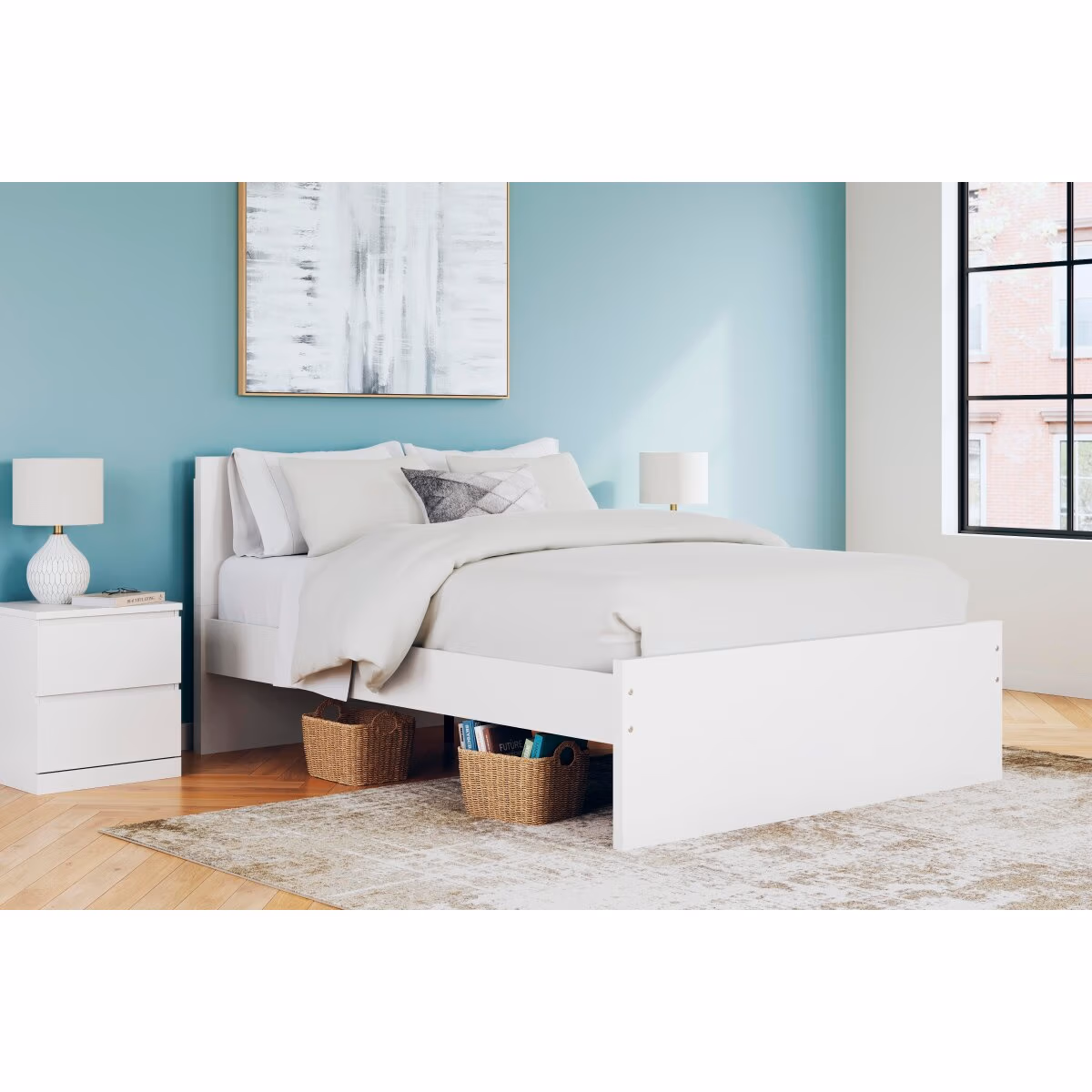 Onita Queen Panel Platform Bed - Image 3