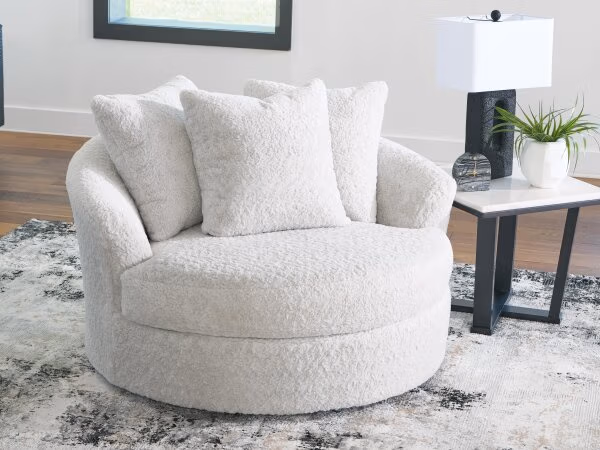 Cuddle Plush Oversized Swivel Accent Chair - Image 6