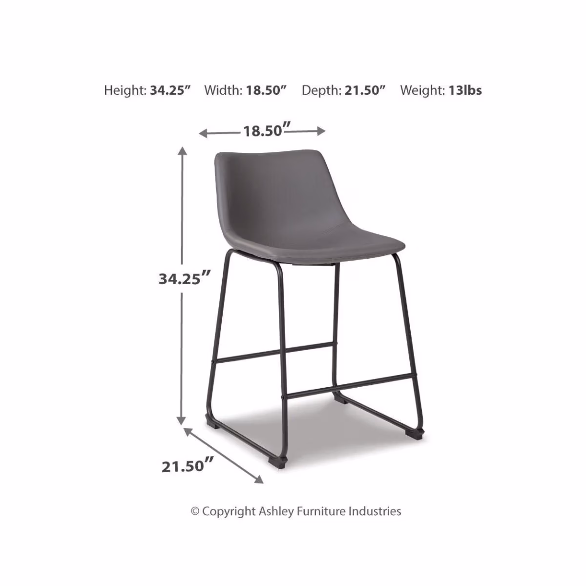 Centiar Counter Height Bar Stool - Image 8