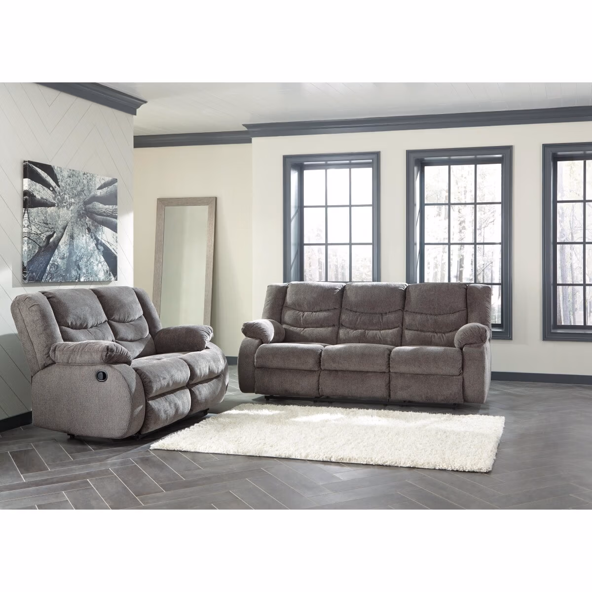 Tulen Reclining Sofa and Loveseat - Image 2