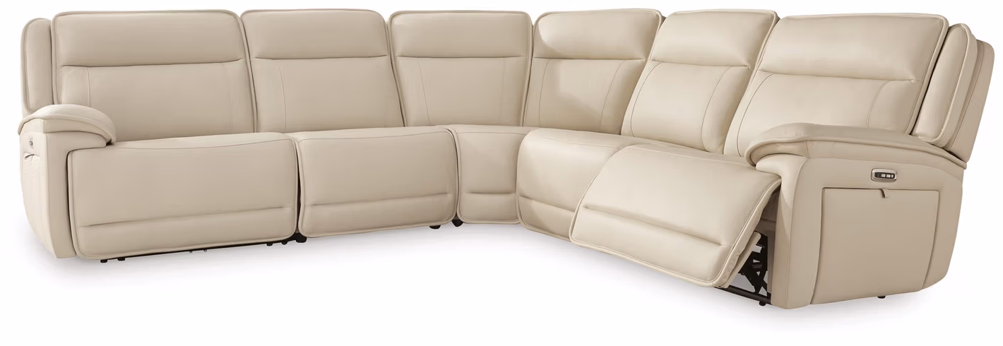 ddfc9e9fb7e5c0627fbf083094ebd246 Double Deal 5-Piece Power Reclining Sectional - Image 1