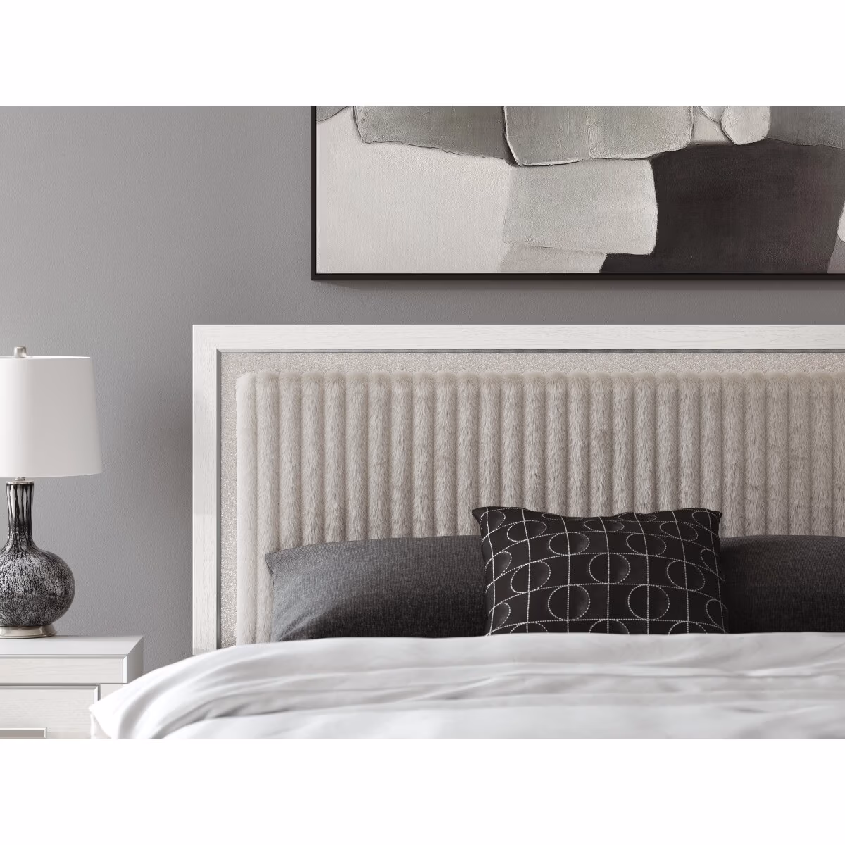 Zuraleus King Upholstered Panel Bed - Image 10