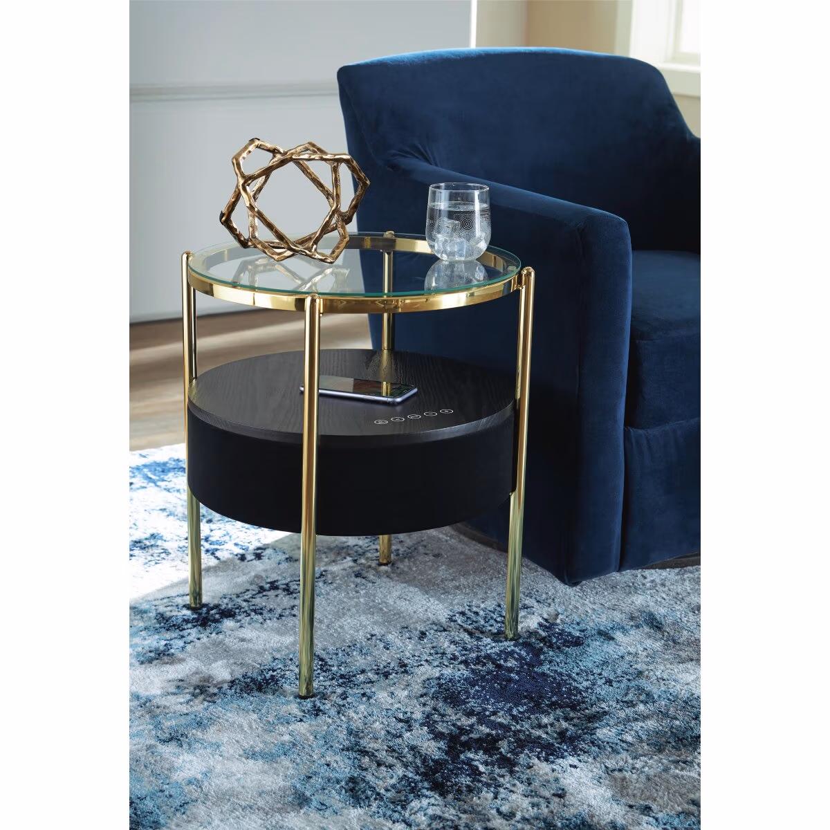 Nedman Accent Table with Speaker - Image 5