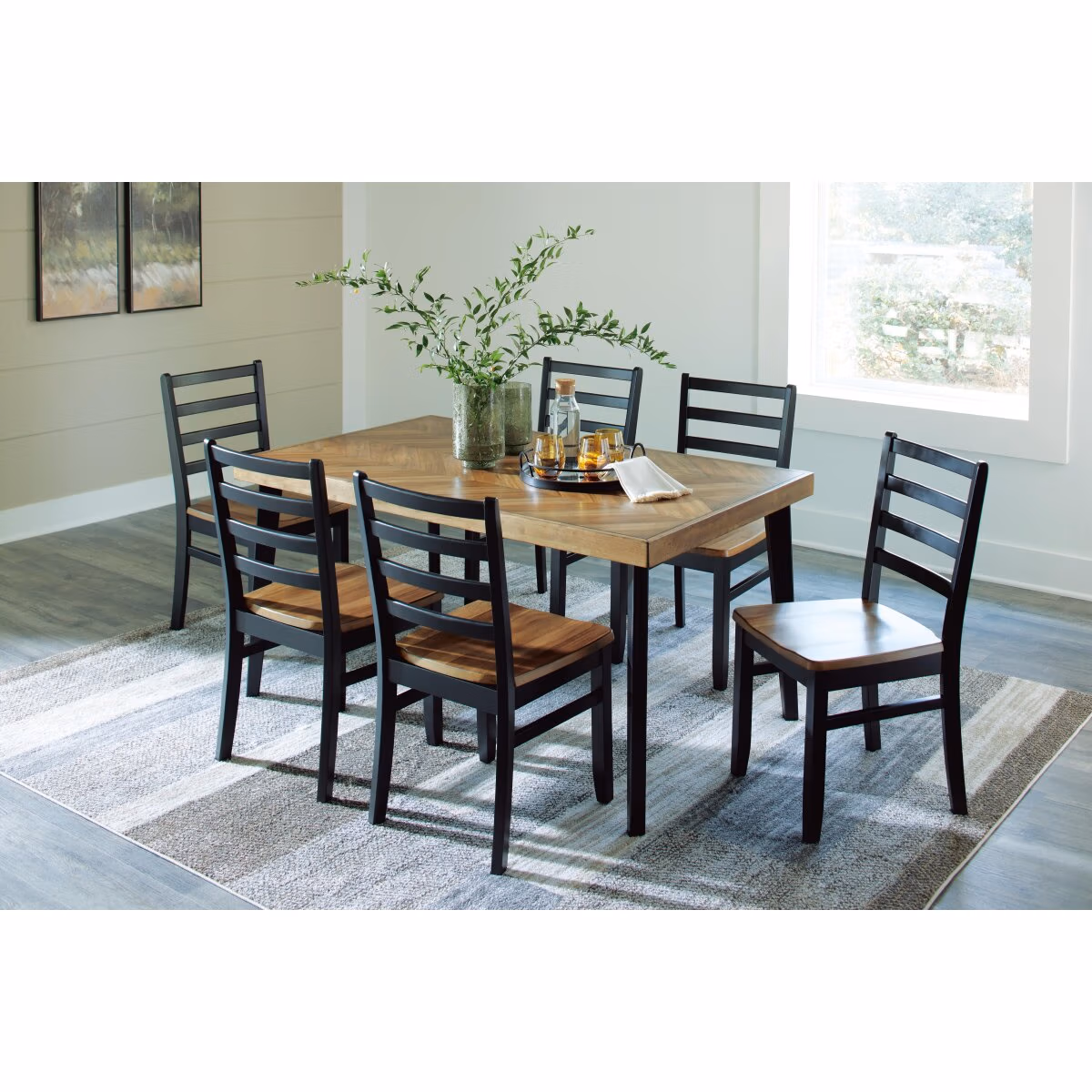 Blondon Dining Table and 6 Chairs (Set of 7) - Image 10