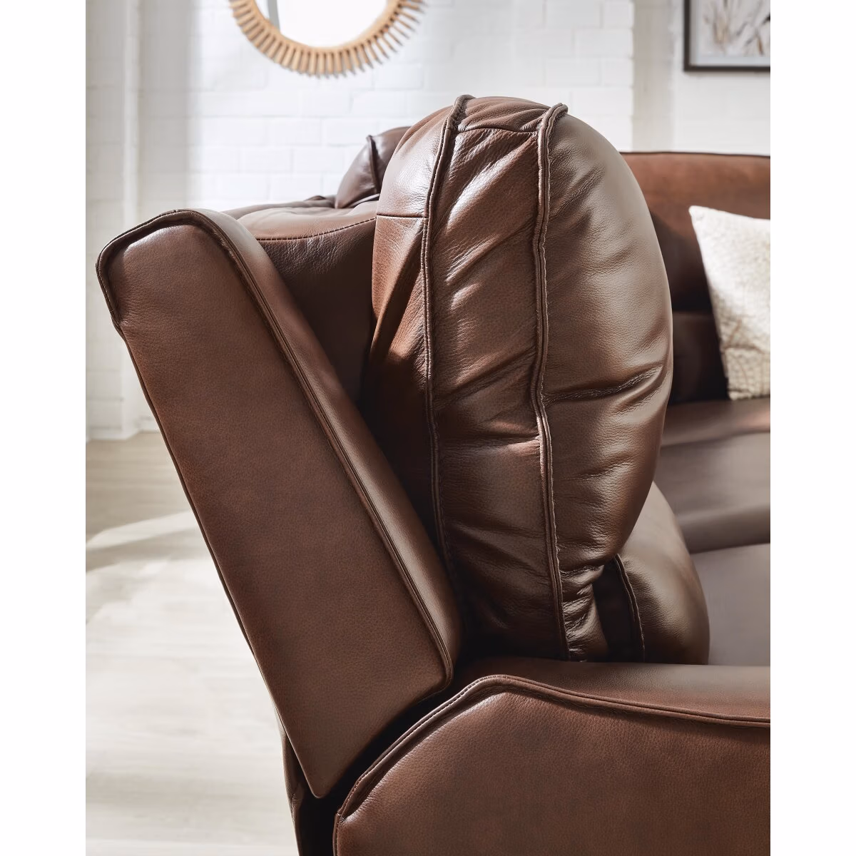 DeepWakes 6-Piece Reclining Sectional with Storage Console - Image 3