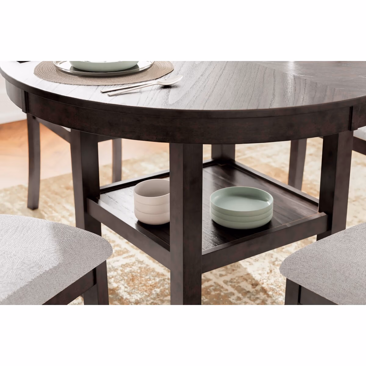 Langwest Dining Table and 4 Chairs (Set of 5) - Image 5