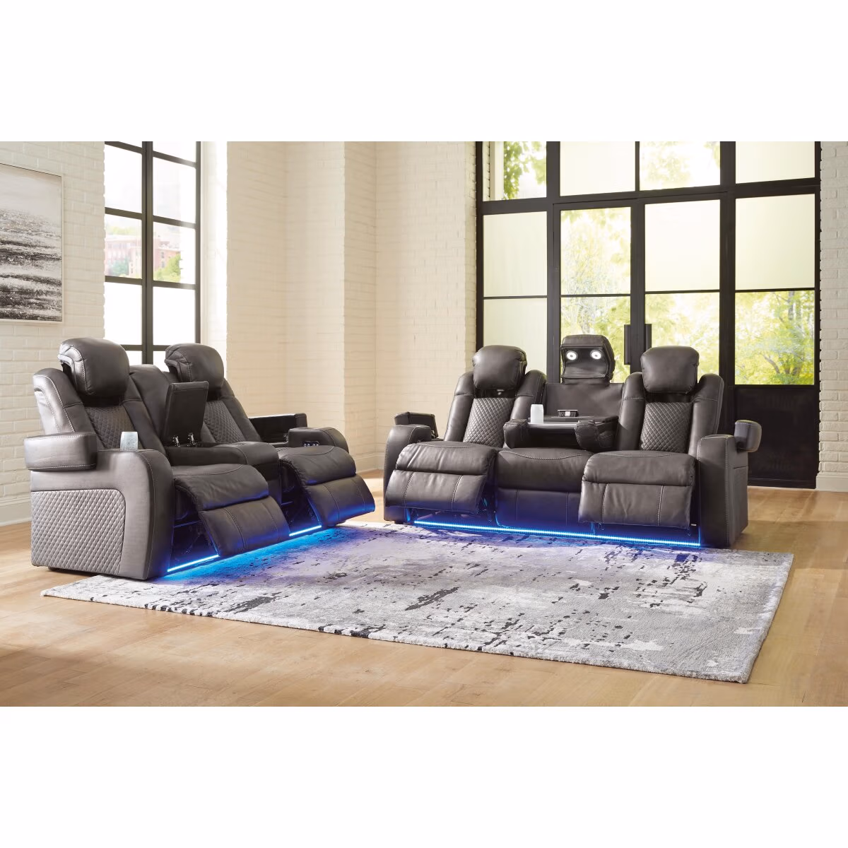 Fyne-Dyme Power Reclining Sofa and Loveseat - Image 5