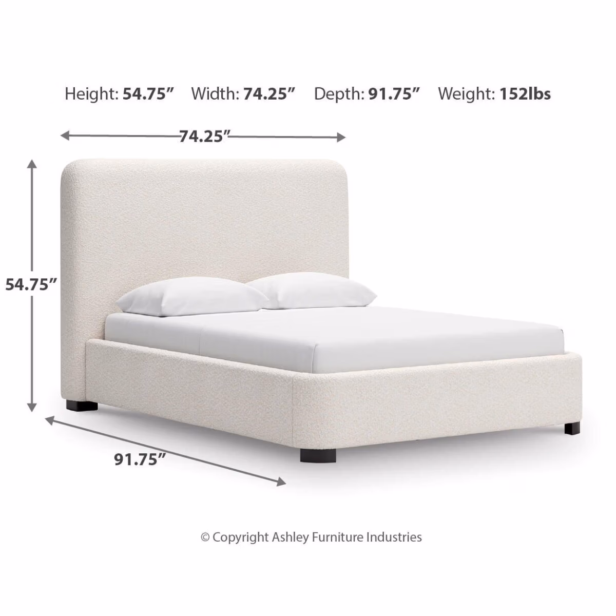 Brintstreet Queen Upholstered Bed - Image 5