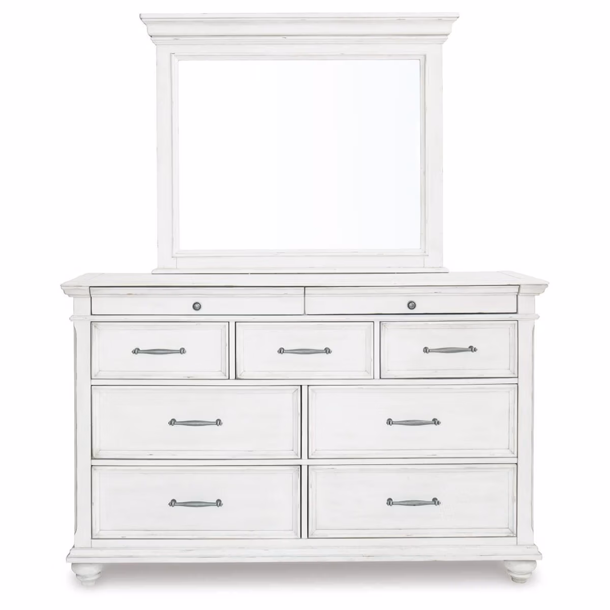 Kanwyn Queen Panel Bed, Dresser, Mirror and 2 Nightstands - Image 3