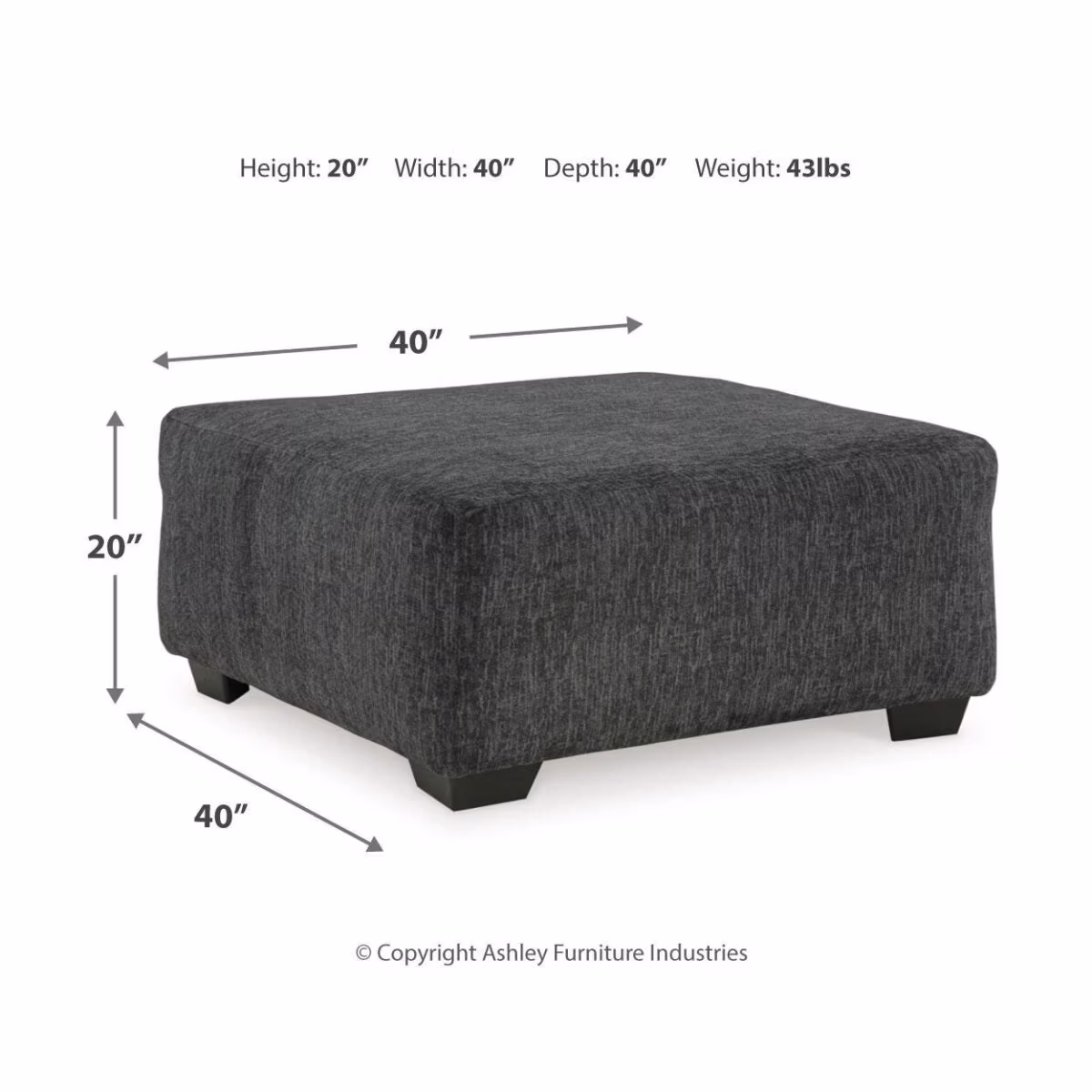 Biddeford Oversized Swivel Chair and Ottoman - Image 9