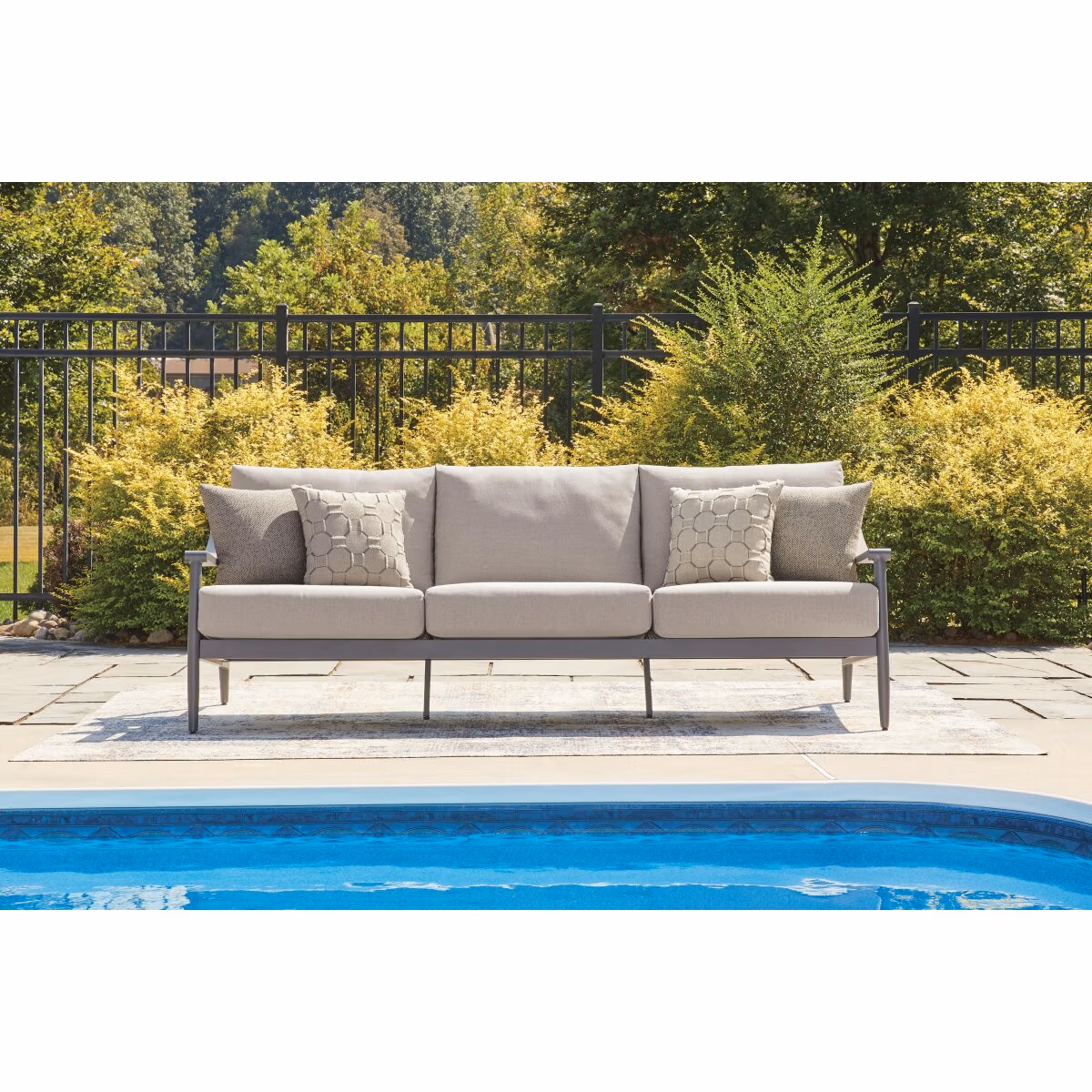 Ocean Beach Outdoor Sofa with Cushion - Image 3