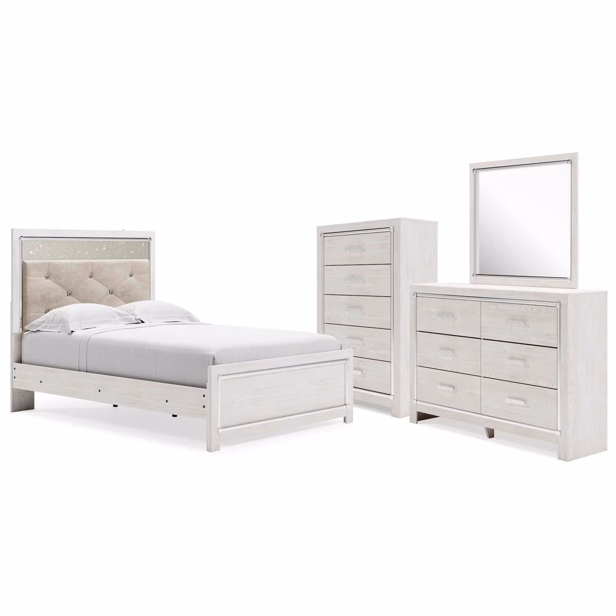 Altyra Full Panel Bed, Dresser, Mirror and Chest - Image 2