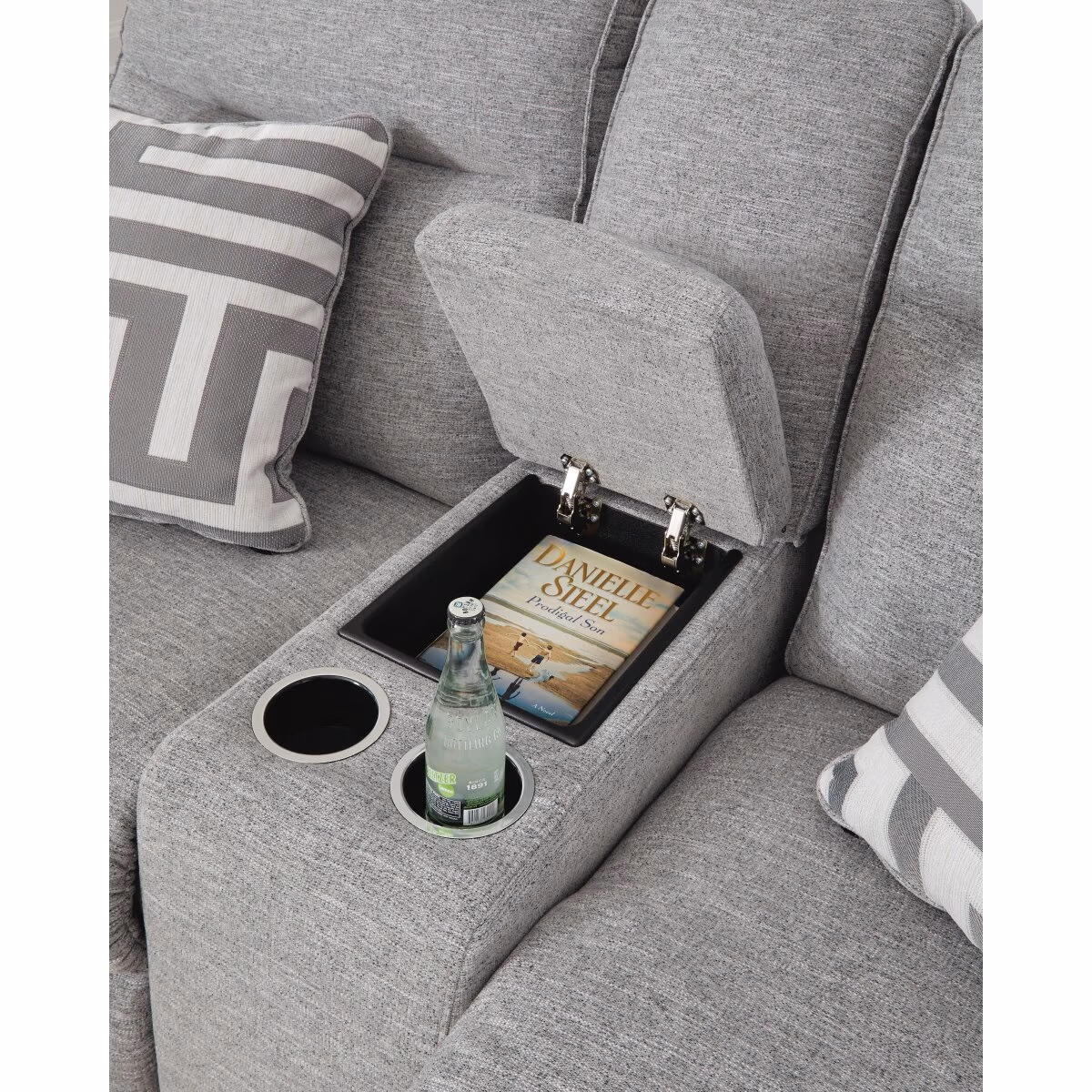 Biscoe Power Reclining Loveseat with Console - Image 8