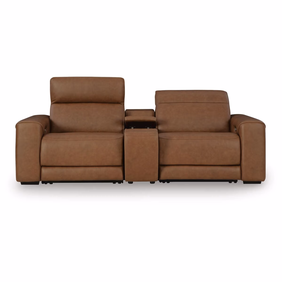 Magic Man 2-Piece Power Reclining Sectional Loveseat with Console - Image 2