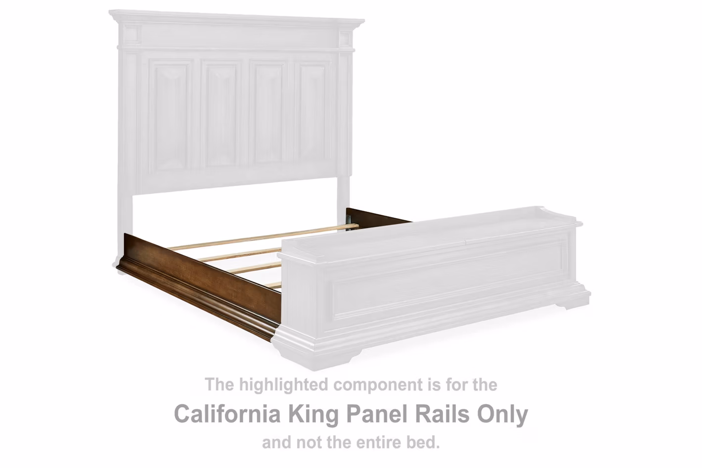 Frantanna California King Panel Rails
