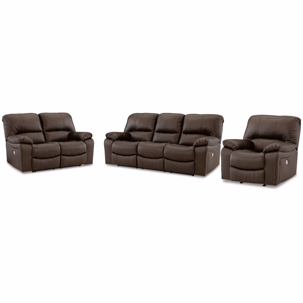 Leesworth Power Reclining Sofa, Loveseat and Recliner - Image 3