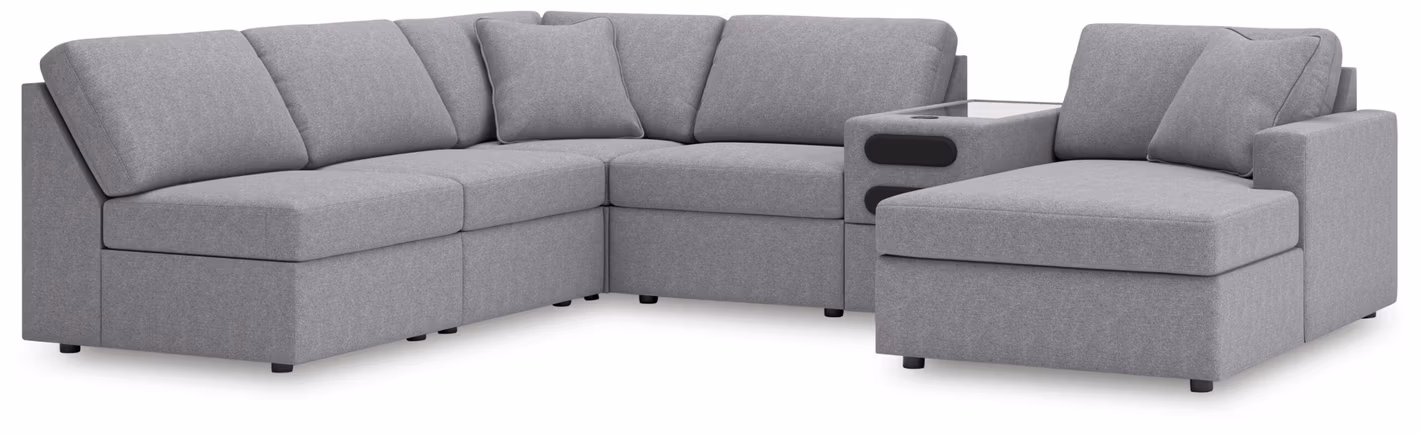 e4e07edf1d185f9fd0201f6e59fa4393 Modmax 6-Piece Sectional with Chaise - Image 1
