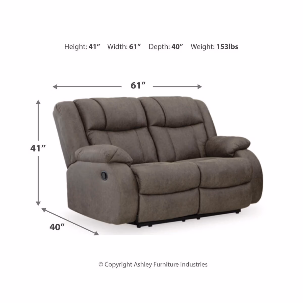 First Base Reclining Sofa, Loveseat and Recliner - Image 20