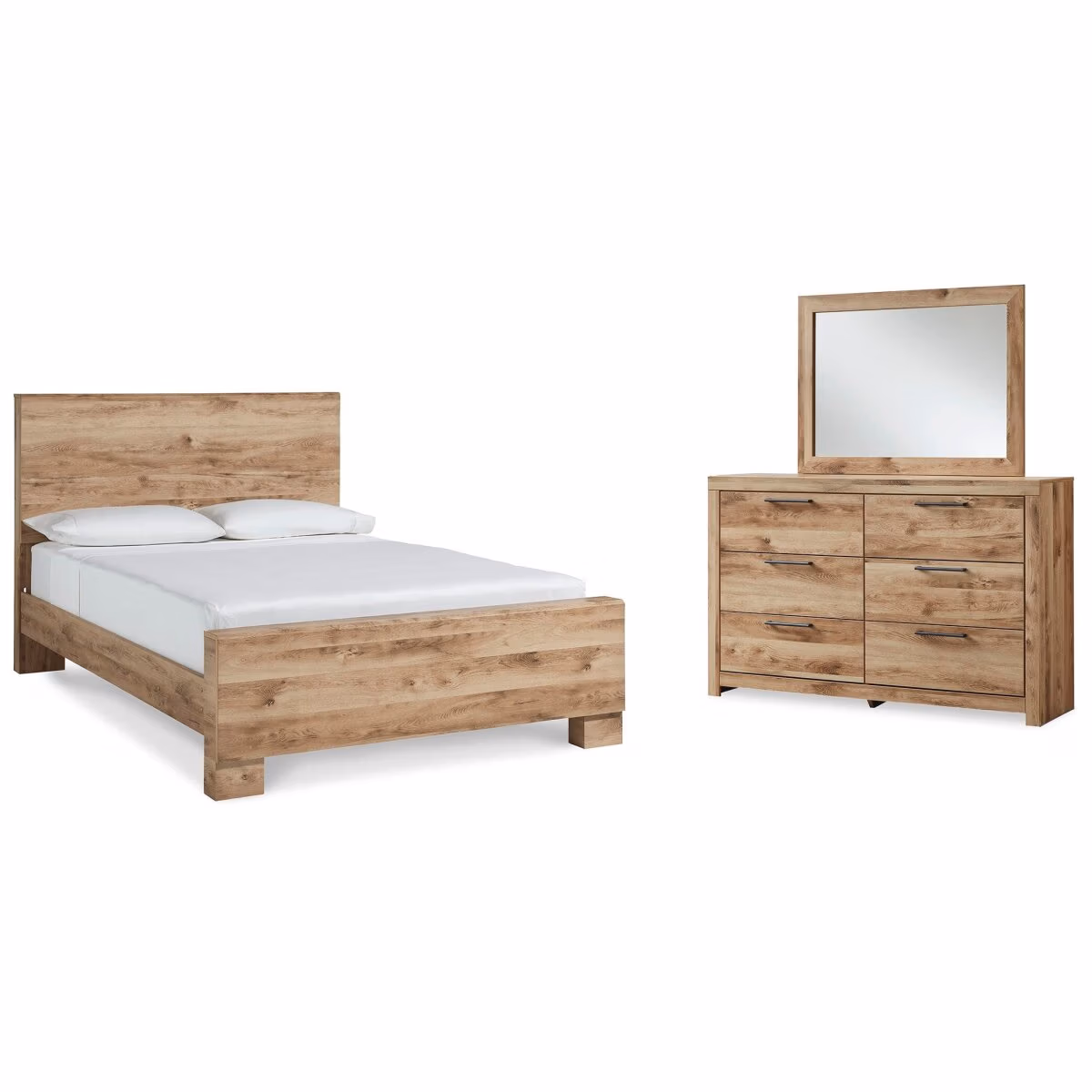 Hyanna Queen Panel Bed, Dresser and Mirror - Image 2