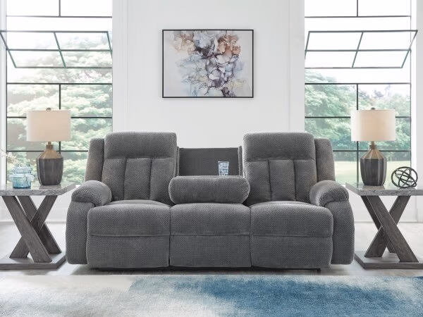 Observation Power Reclining Sofa with Drop Down Table - Image 8