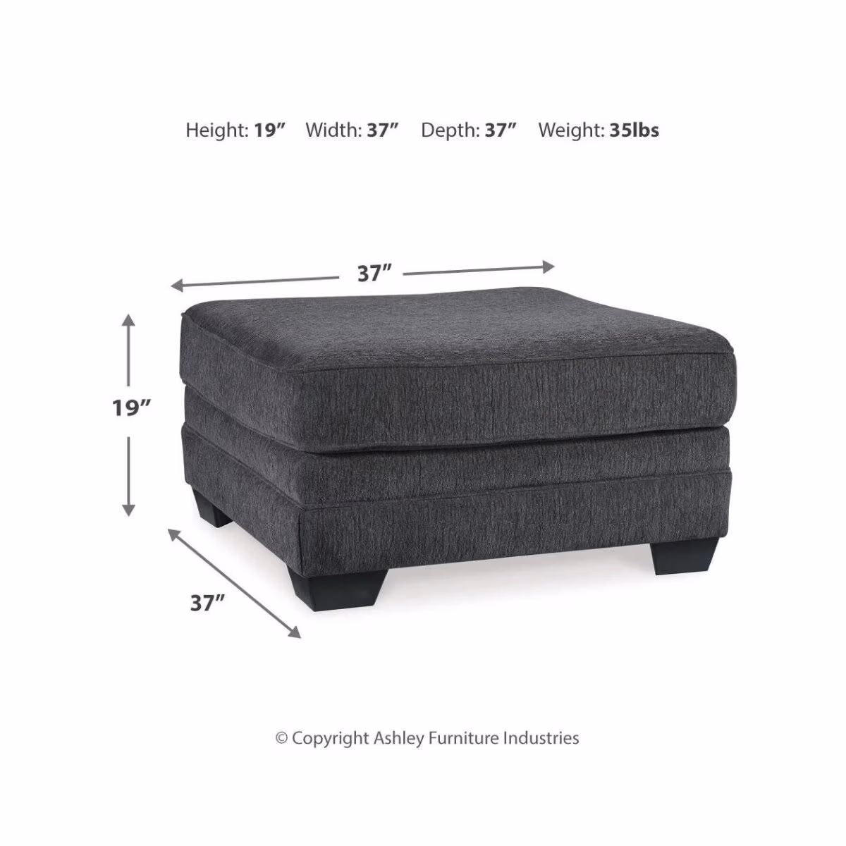 Tracling Oversized Ottoman - Image 5