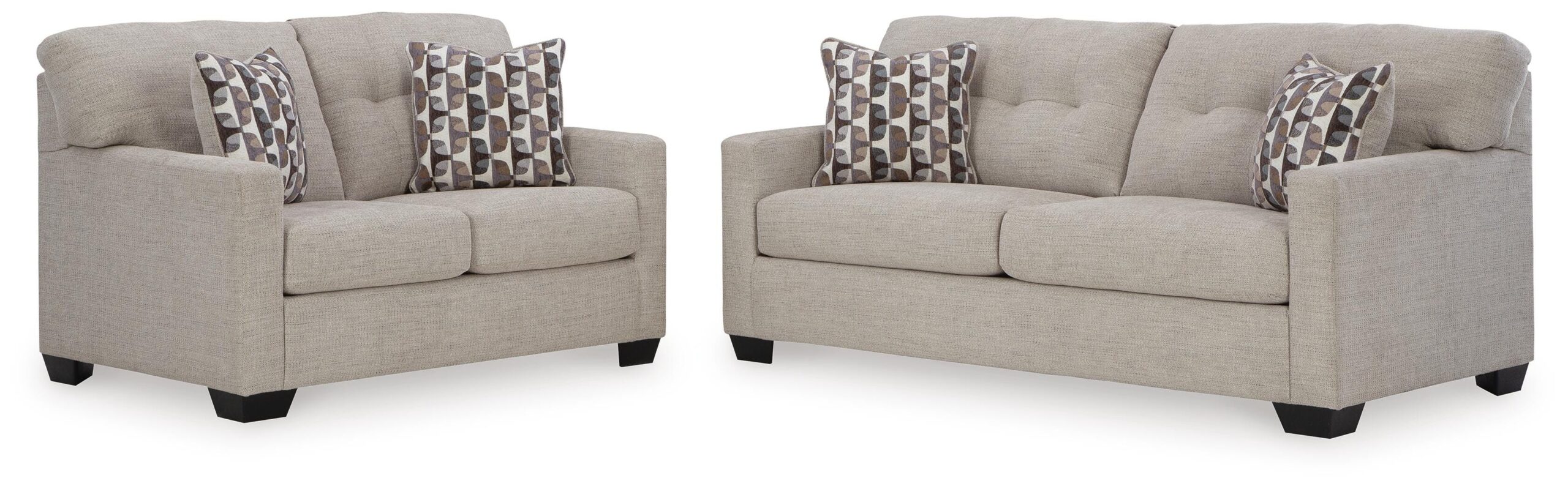 Mahoney Full Sofa Sleeper and Loveseat