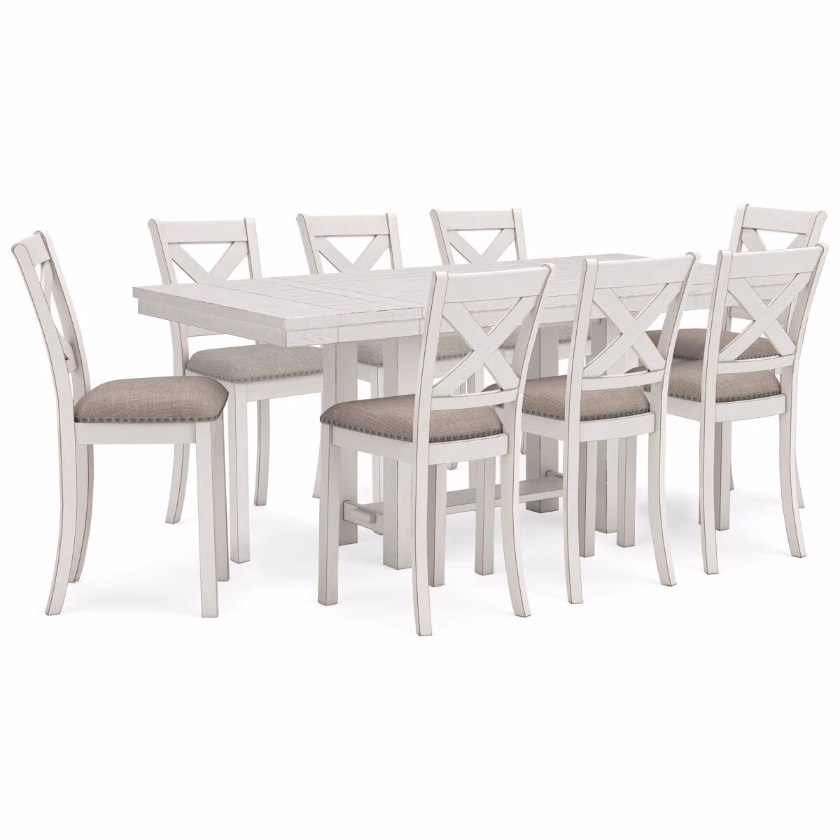 Robbinsdale Counter Height Table and 8 Barstools - Image 2