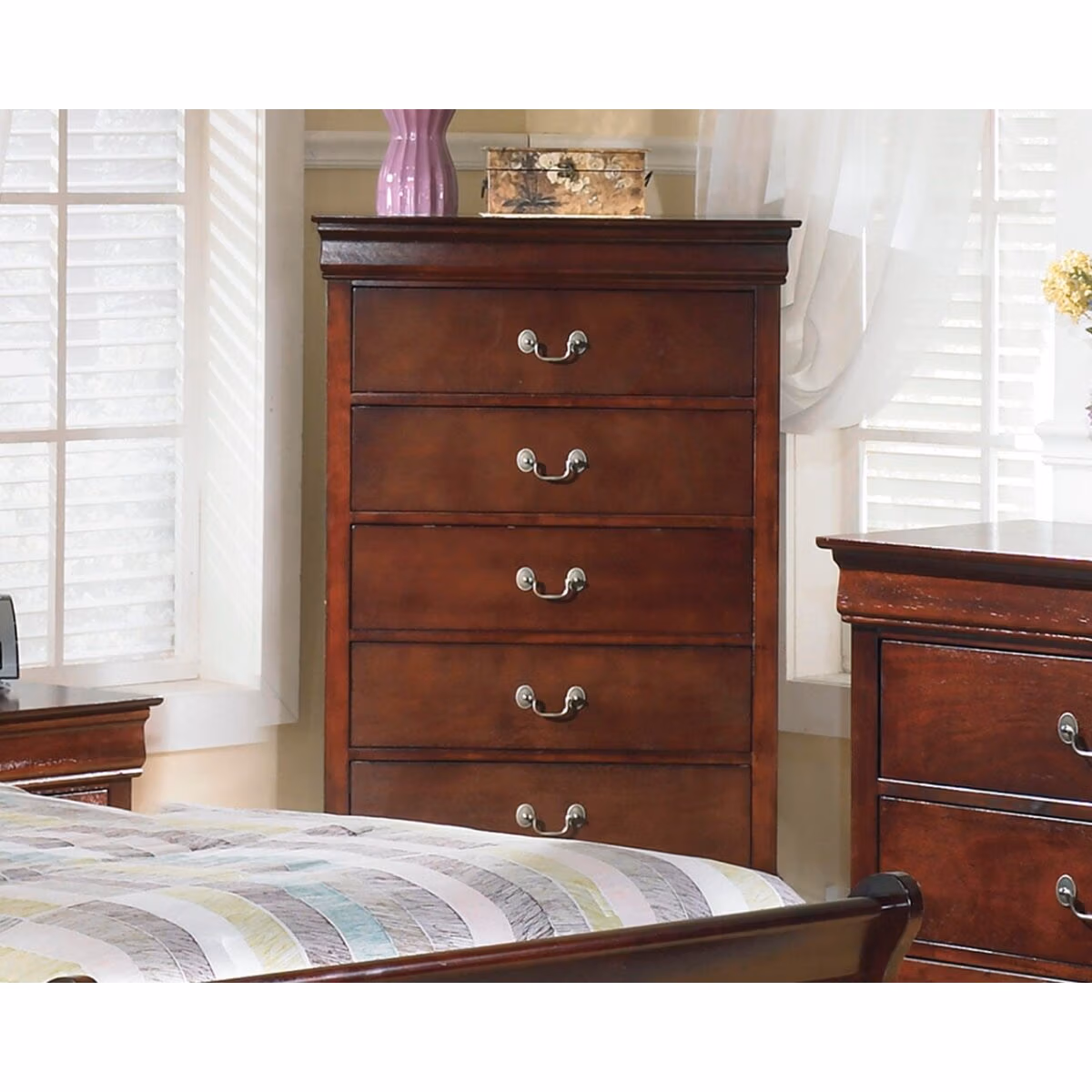 Alisdair Twin Sleigh Bed, Dresser, Mirror, Chest and Nightstand - Image 16