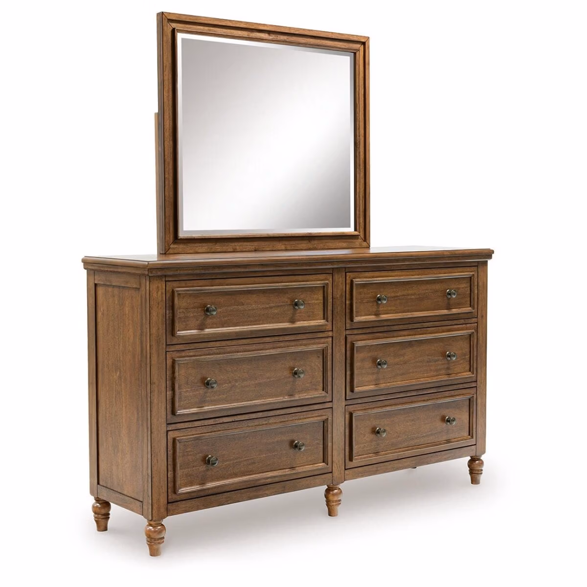 Sturlayne Queen Upholstered Panel Bed, Dresser and Mirror - Image 3